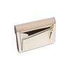 Coach Wyn 11 Zip Closure Leather Wallet Mini Women's Chalk Taupe