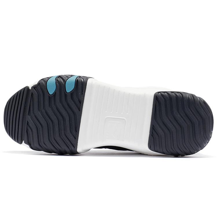 Li Ning Cat Paw Lite Cushioning Slip Resistant Abrasion Resistant Low top Running Shoes Men's Black White Blue AGCR229-1