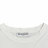 BALENCIAGA BB Logo T-Shirt White Men's Size XS Model 492258