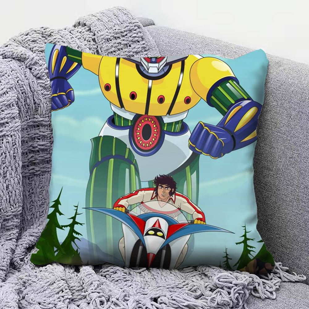 Kotetsu Jeeg Anime Steel Jeeg Pillow Covers Home Sofa Cushion Covers and Aecorative Custom