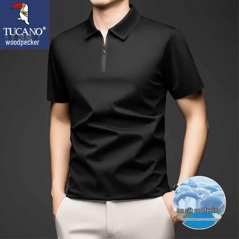 Tucano Men's Ice Silk Business Casual Polo Shirt