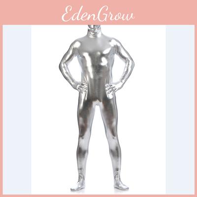 Macacão Unitário de Gola Alta Chamativo Masculino Spandex Body Para Cosplay de Festa Empolgante