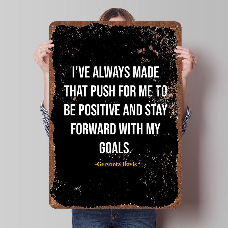 Gervonta Davis Boxer Metal Posters Custom Vintage Metal Signs Wall Art Tin Plaque for Man Cave Modern Home Decoration Ornaments