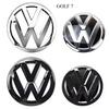 2025 Hot Car Front Grille Emblem 137MM Rear Trunk Lid Badge 115MM Black Auto Logo For Volkswagen VW Golf 7 Mk7 2014-2017 Accesso