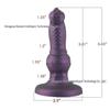 Small Alien Anal Plug with Strong Suction Cup - Realistic Liquid Silicone for Women Adult Use