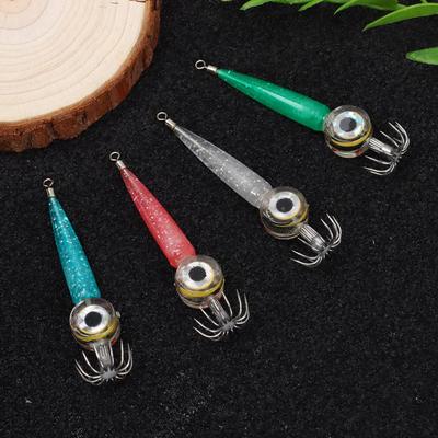 Fishing Accessories Fishhooks Squid Hooks Lure Light Flashing Luminous Led Fish Lamp Bait Light