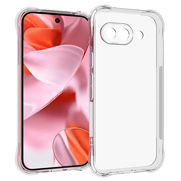 

WANLONFENG WL2 Series for Google Pixel 9a Case 2.0mm TPU Precise Cutouts Phone Cover with 2Pcs Tempered Glass Films Type A