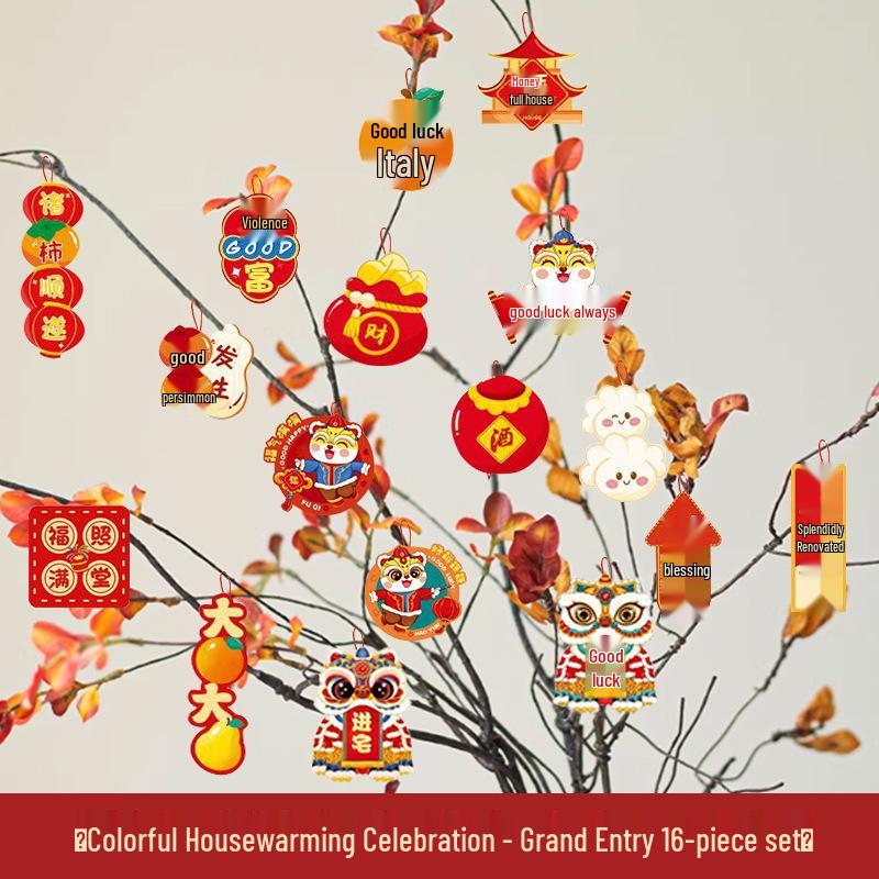 Year of the Horse 2026 Festive Indoor Hanging Ornament - Small Lantern for New Year & Spring Festival
