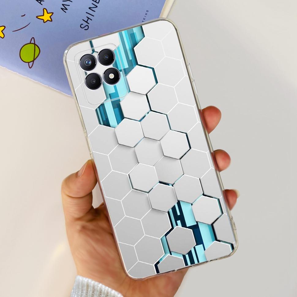 For Realme 8i Case Realme8i RMX3151 Cute Panda Cartoon Cover Soft Silicone Case For Oppo Realme Narzo 50 Narzo50  Fundas Capa