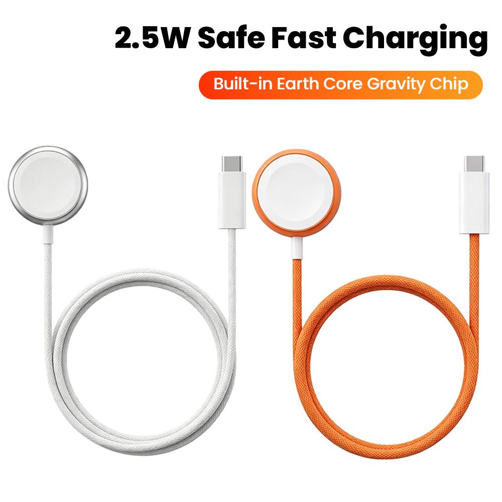 Magnetic Wireless Charger for Apple Watch Series 11 10 9 8 7 6 5 4 SE 2 3 Ultra 1M PD Wireless Fast Charging Cable for iWatch