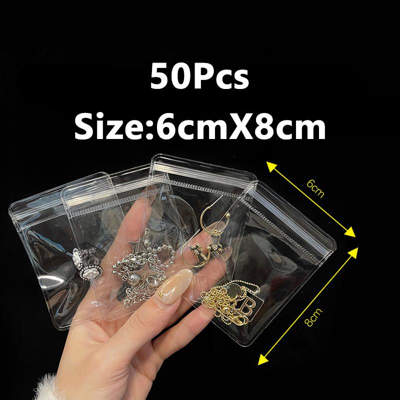 160 Grid Transparent Jewelry Organizer Storage Albums Bag Anti-oxidation Necklace Rings boxes Portable Earring Display Holder
