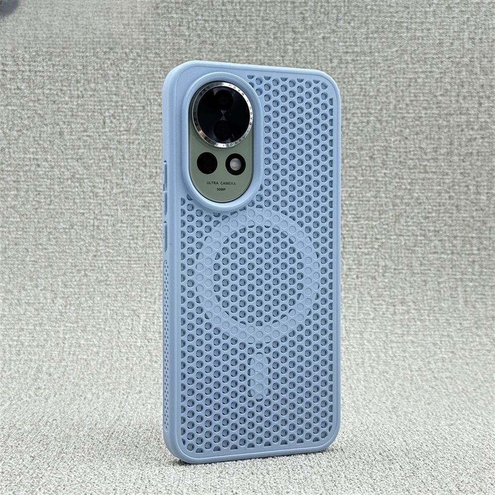 Luxury Cooling Mesh For Magsafe Case For Huawei Pura 70 P70 Pro Ultra Mate 70 60 50 Plus Nova 13 12 PC Wireless Charging Cover