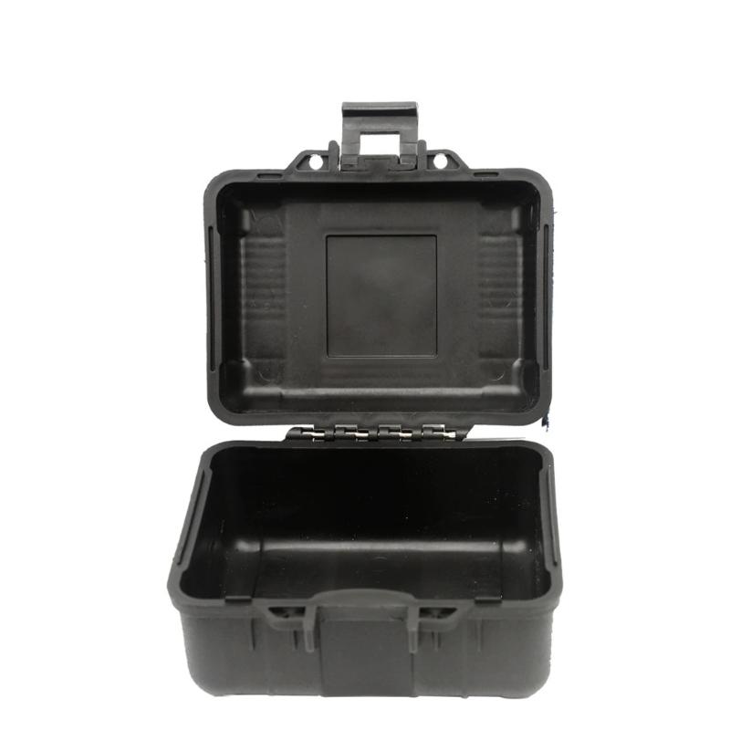 Dustproof Plastic Storage Box Container Organizer Case With Metal Hinges And Adjustable Spume Layer For Equipment Safety