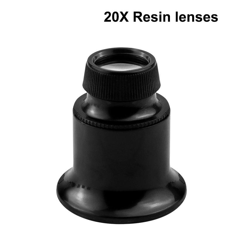 5/10/15/20X Magnifying Glass For Watch Jewelry Appraisal Repair Tool Magnifying Tools Watchmaker Service Tools