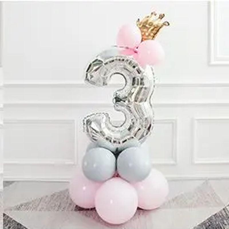 Złote Balony z Cyframi na Urodziny i Imprezy