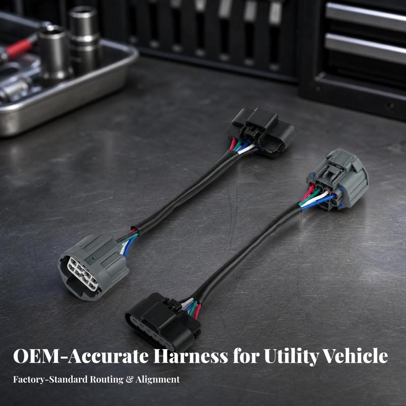 Wiring Harness Connectorized HID to Halogen Headlight Conversion Harness