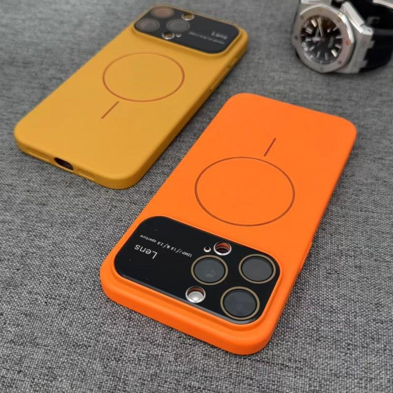 

Suitable IPhone 16 Matte Fine Circle Magnetic Phone Case Apple 15 Promax Ultra-thin Large Window Lens Film 14 iPhone 16 PROMAX