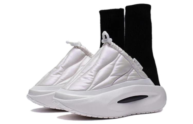 Li Ning Cloud Traveler Fluffy Comfortable Cushioning, Wear Resistant Low top Casual Shoes Women's Ecru AZGS146-5