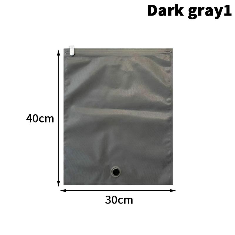 

Многоразовые вакуумные пакеты для ручной вакуумации для путешествий, водонепроницаемый вакуумный компрессионный пакет, вакуумный пакет для хранения одежды в багаже и гардеробе greyS