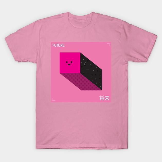 T Shirt Women Future Cube Moon 003 Harajuku Print Kawaii Tshirt Summer Short Sleeve Female T-Shirt Top Tee