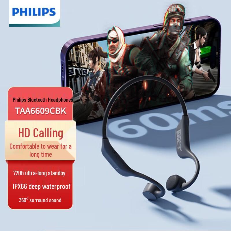 

Philips TAA6609 Bone Conduction Sports Headphones