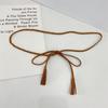Belts Jeans Waistbands Tassel Simple Women Braided Belts Velvet Dress Waist Rope Woven Waist Belts