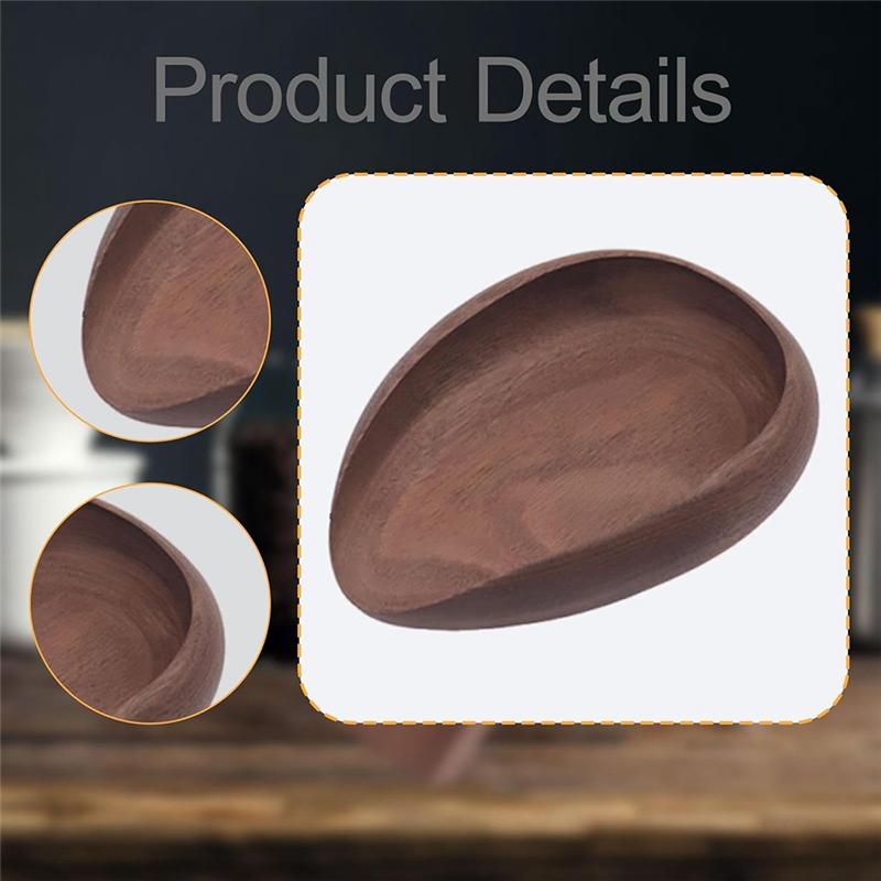 Coffee Bean Cup Weighing Tray For Kitchen Restaurant Home- Multipurpose Utensil Wooden Weigh Vessel Coffee S Tray