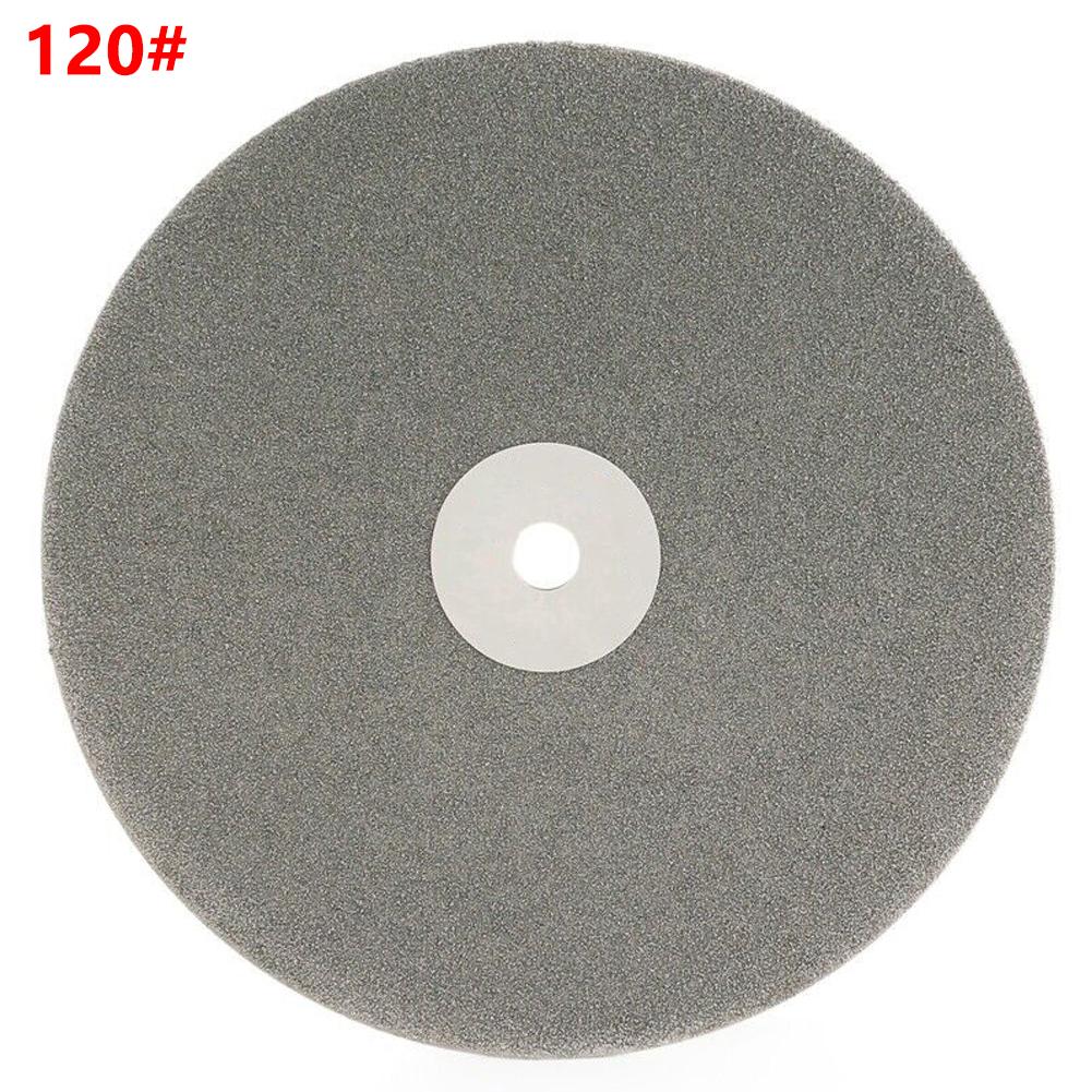 8 Inchs/200mm Emery Coated Lapping Disc Grit 60-3000 1/2" Hole Flat Lap Wheel Abrasive Grinding Disc For Gemstone/Jewelry/Rock