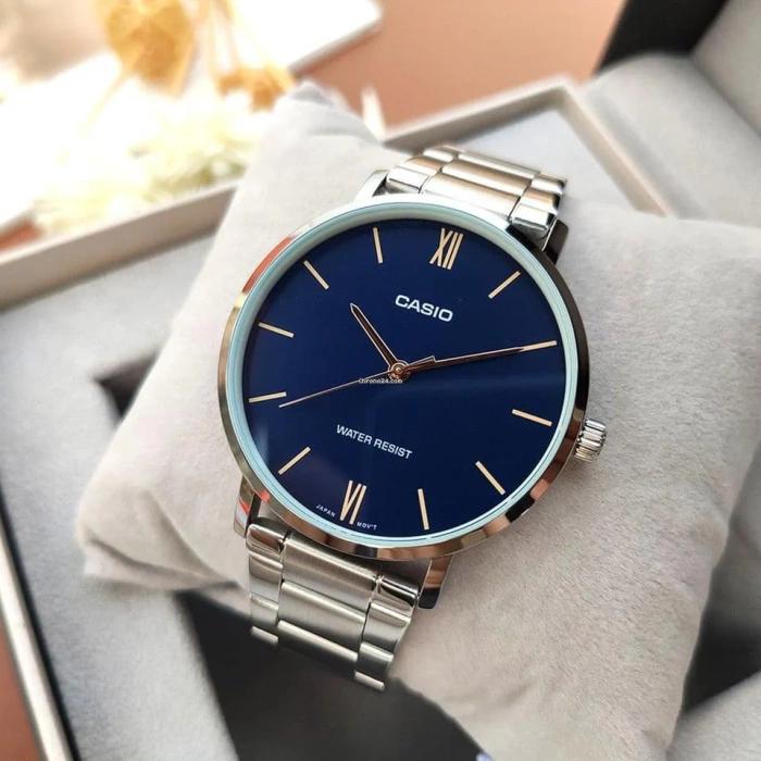 Zegarek Męski Casio Mtp-Vt01D-2B (Zd165N) + Box