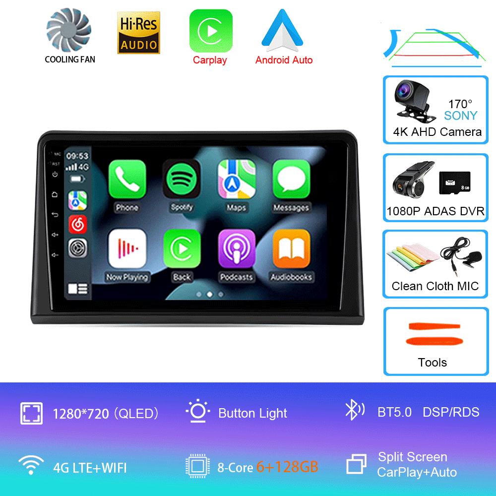 Android 14 Carplay Auto For Hyundai Sonata 7 LF 2017 2018 2019 GPS Multimedia Car Radio Player Stereo 360 Camera 4G+WiFi BT DSP