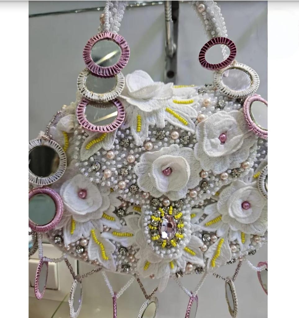 Bride Purse & Handbag – Designer Partywear Ladies Purse – Wedding Clutch - Luxury Bridal Gift - Bridesmaid Bag - Gift for Her