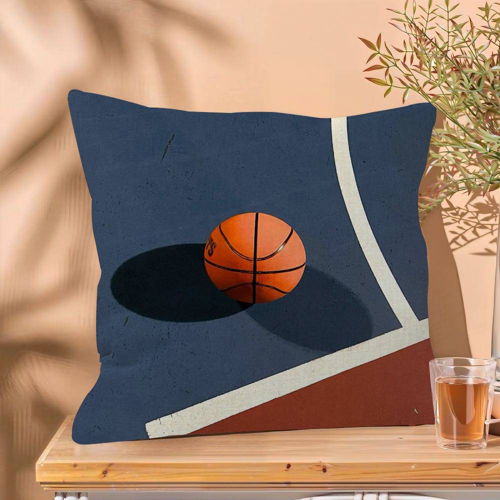 Nordic Colorful Sport Basketball Maple Design Cushion Cover Happy Autumn Harvest decor Holiday Decorati Pillow Cover