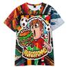 Camiseta divertida de Burgerpommes ICrimax de 10 colores para hombre y mujer, cuello redondo, estilo casual unisex, moda urbana.