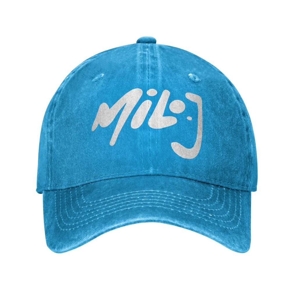 Milo J Logo Sun Baseball Cap Couple Women Custom DIY Trucker Hat Summer Classic Tennis Skate Adjustable Baseball Caps