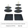 European Three-Tier Dessert Stand: Elegant Fruit Plate and Cake Display for Afternoon Tea