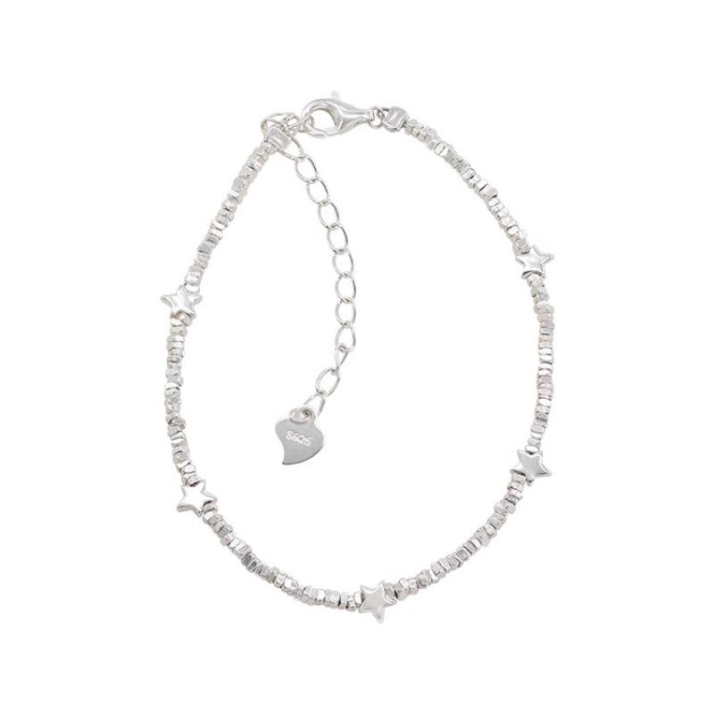 Non-Specification Broken Silver Star Bracelet Feels Small And Fresh, Bracelet Light Luxury Female Hand Jewelry For Girlfriends