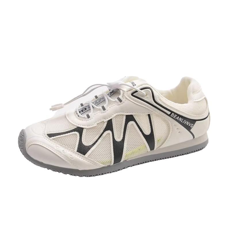 Dexun Shoes Women's 2025 New Summer Mesh Breathable Thin Casual Sports Little White Shoes Flat Versatile Forrest Gump Shoes