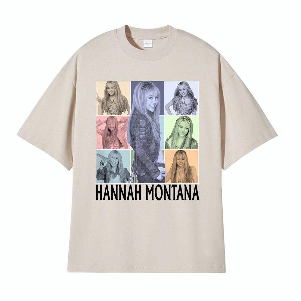 Limited Vintage Hannah Montana Mutil Style Tshirts Men Women Fashion High Quality Cool T Shirt Summer Pop Art Oversized Tshirt