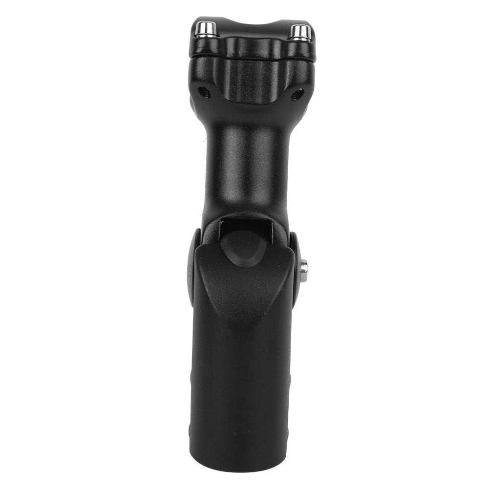 6061 T6 Aluminium Alloy Black Adjustable Angle Mountain Bike Stem Extender Modified Bicycle Adapter