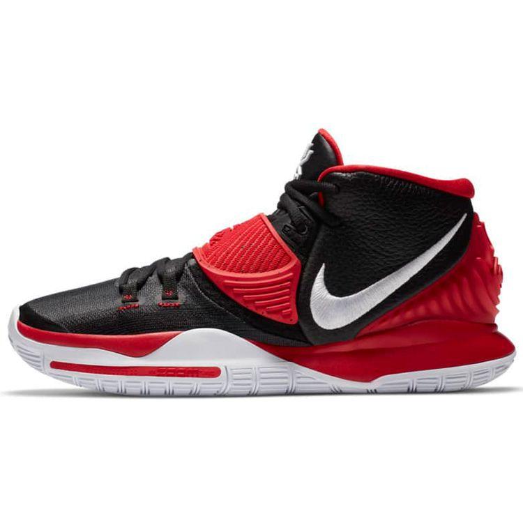 

Кроссовки унисекс Nike Kyrie 6 Team University красные черно-белые CK5869-004
