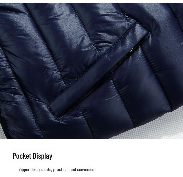 Men's Stylish Cross-Border Autumn/Winter Vest with Down Cotton - Trendy Large Size Leisure Wear for Young Men.