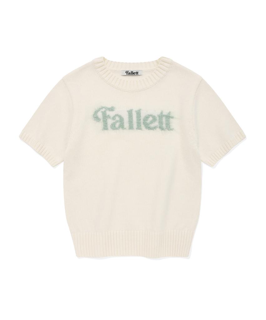 FALLETT Story Logo Summer Knit Ivory