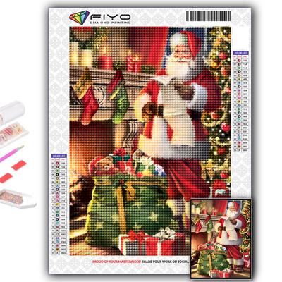 Cross Stitch Kit DIY Diamond Embroidery Christmas Tree Santa Snowman Diamond Painting Home Decor