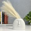 Modern Decorative Face Ceramic Vase for Home Décor | Centerpieces | Kitchen | Office or Living RoomCeramic Flower Vase