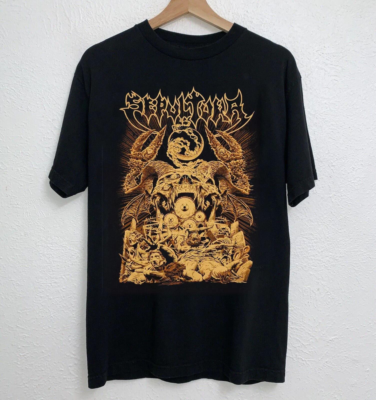 Rare Sepultura Arise Short Sleeve Black All Size Shirt S