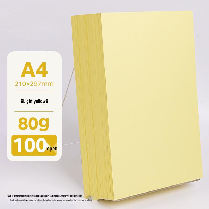 A4 Assorted Color Thickened Origami Paper 80g/120g/150g - Pink, Red, Blue