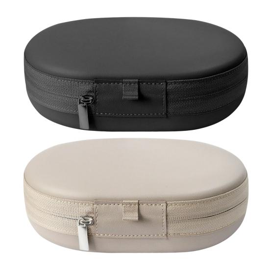 Headphone Storage Bag Water-resistant Wear-resistant Dirt-resistant Universal Earbuds Protector with Zipper Closure