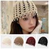 Bohemian Style Knit Beanies Sweet Ethnic Style Hat Retro Weave Cap  Outdoor