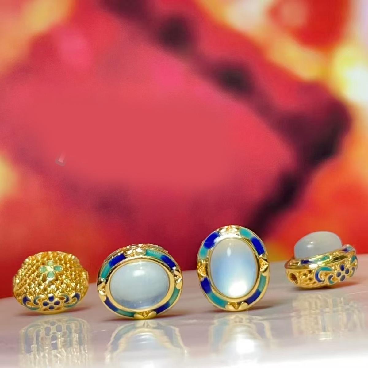 

2Pcs Natural Stone Aquamarine Beads DIY Isiolation Beads For Jewelry Making DIY Necklace Bracelet Earrings Accessory 1pcs