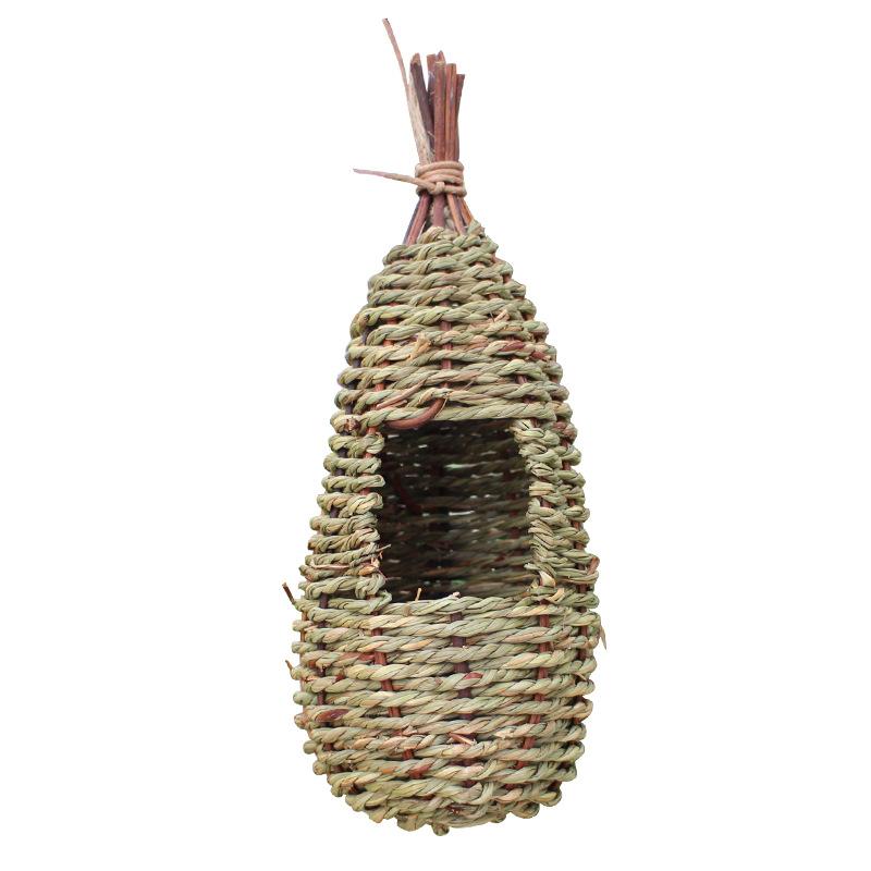 Premium Hanging Bird House Natural Fiber Finch Bird Nest Hut Outdoor Cage Shelter Hideaway Bird Nest High Quality Elegant